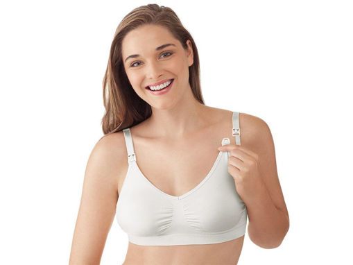 Immagine di Medela reggiseno gravidanza e allattamento bianco tg. XL - Intimo mamma