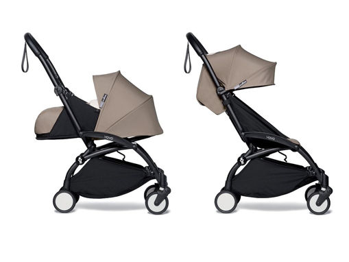 Immagine di Stokke Duo Yoyo2 0+ nero-taupe - Passeggini trio e duo