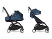 Immagine di Stokke Duo Yoyo3 con bassinet 0+ e rivestimento 6+ nero-navy blue - Passeggini duo