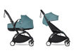 Immagine di Stokke Duo Yoyo3 con Bassinet 0+ e rivestimento 6+ nero-aqua