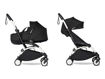 Immagine di Stokke Duo Yoyo3 con bassinet 0+ e rivestimento 6+ bianco-nero - Passeggini duo