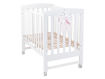 Immagine di Picci lettino Microletto co sleeping con materasso e set tessile con paracolpi Dream bianco-rosa