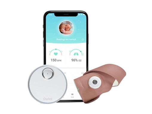 Immagine di Owlet Smart Sock 3 rosa antico - Baby monitor