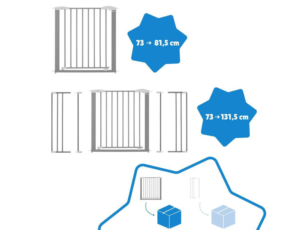 Badabulle cancelletto Safe & Lock metallo prezzo 64,90 €