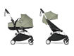 Immagine di Stokke Duo Yoyo3 con Bassinet 0+ e rivestimento 6+ bianco-verde oliva - Passeggini duo