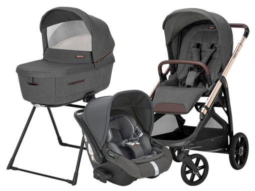 Immagine di Inglesina Sistema Quattro Aptica + Darwin Recline i-Size velvet grey 2024 - Passeggini trio