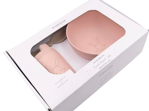 Bamboom First Meal Set (scodella, bicchiere con beccuccio e cucchiaio)  prezzo 29,90 €