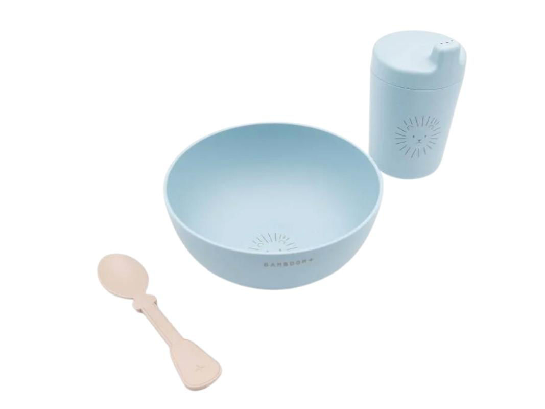 Bamboom First Meal Set (scodella, bicchiere con beccuccio e cucchiaio)