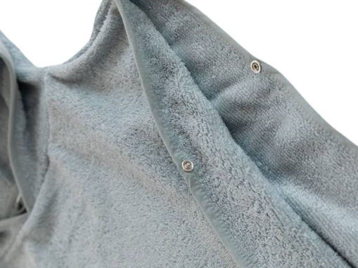 Bamboom Accappatoio Poncho, Grigio - 100% bambù unisex (bambini)