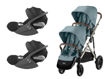 Immagine di Cybex passeggino gemellare Gazelle S + 2 Cloud T tpe-stormy blue - Passeggini gemellari