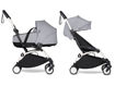 Immagine di Stokke Duo Yoyo3 con Bassinet 0+ e rivestimento 6+ bianco-stone - Passeggini duo