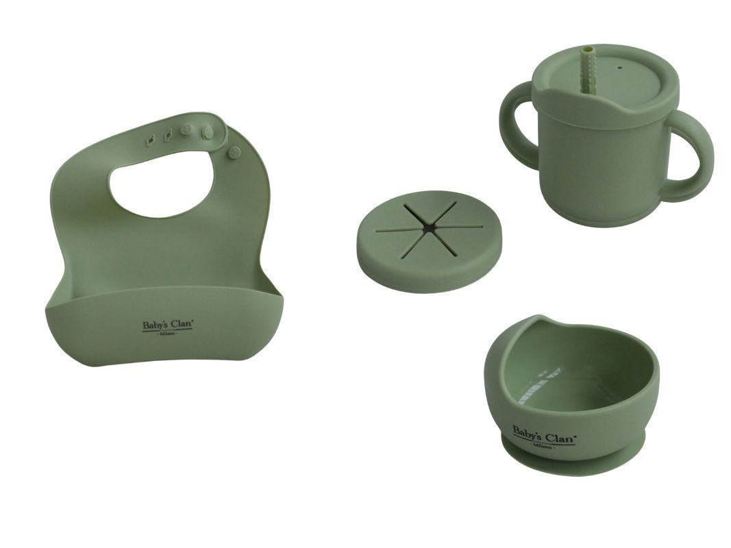 Set Pappa Ecologico Bo Jungle Scimmia Grigio prezzo 19.9 € - La Casa del  Bebè