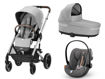 Immagine di Cybex trio Balios S Lux silver-stone grey - Passeggini trio