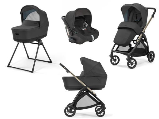 Immagine di Inglesina Sistema Quattro Electa + Darwin Recline i-Size upper black 2024 - Passeggini trio