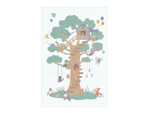 Immagine di Play&Go tappetino 2 in 1 EEVAA treehouse 120x180 cm - Palestrine e tappeti