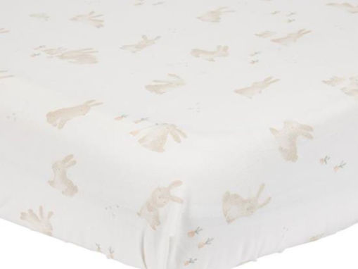 Immagine di Little Dutch lenzuolo con angoli 60 x 120 cm Baby Bunny - Corredino nanna