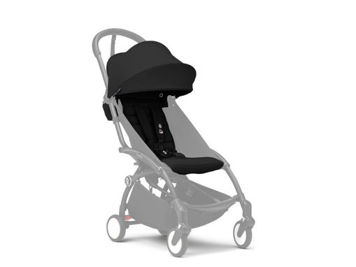 Immagine di Stokke set rivestimento per passeggino Yoyo3 6+ nero - Capottine e rivestimenti