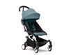 Immagine di Stokke passeggino Yoyo3 bianco-aqua - Passeggini leggeri