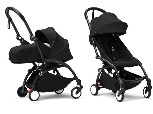 Immagine di Stokke duo Yoyo3 0+ nero-nero - Passeggini trio e duo