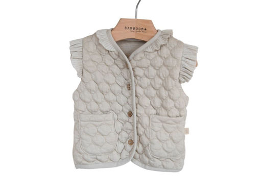 Immagine di Bamboom gilet bimba sand 695A tg 6 mesi - Giubbini