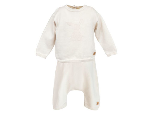 Immagine di Bamboom twinset coniglio sand 841 tg 3 mesi - Pantaloni