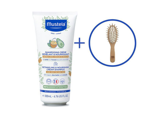 Immagine di Mustela shampoo balsamo + spazzola - Creme bambini