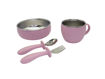 Immagine di Mizu Baby Food set Taiki Steel Malva - Piatti e posate