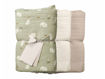 Immagine di Picci swaddle in mussola di cotone organico pack 3 pz 60x80 cm small sandalo - Accappatoi