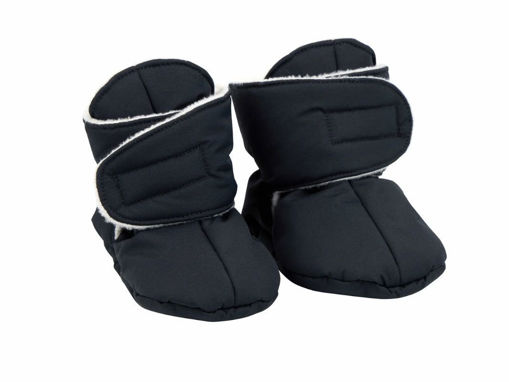 Immagine di Voksi baby booties 0-1 anno black-light grey - Scarpine neonato