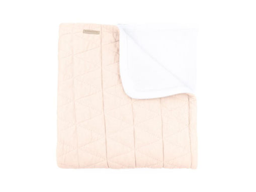 Immagine di Bamboom coperta lettino Wrinkled bambù organico + spugna peluche 140 x 100 cm water peach - Corredino nanna