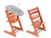 Immagine di Stokke Tripp Trapp terracotta con Newborn Set V2 - Seggioloni pappa