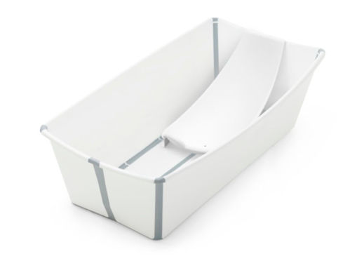 Immagine di Stokke vaschetta pieghevole Flexi Bath X-Large con supporto Newborn bianco - Vaschette