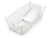 Immagine di Stokke vaschetta pieghevole Flexi Bath X-Large con supporto Newborn sandy beige - Vaschette