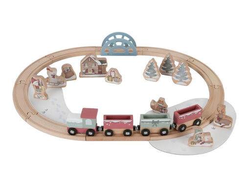 Immagine di Little Dutch pista trenino di Natale - Giocattoli in legno Little Dutch