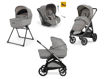 Immagine di Inglesina Sistema Quattro Aptica + Darwin Recline i-Size platinum grey - Passeggini trio