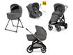 Immagine di Inglesina Sistema Quattro Aptica + Darwin Recline i-Size velvet grey - Passeggini trio