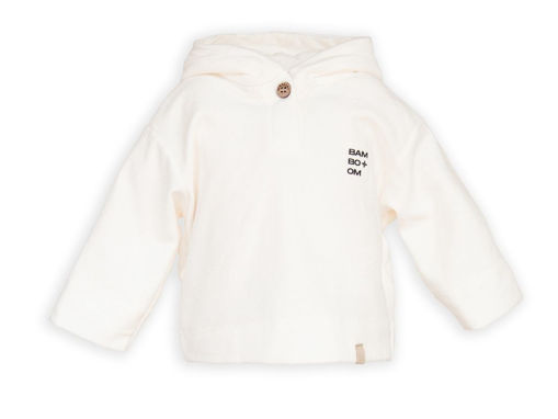 Immagine di Bamboom hoodie con stampa logo offwhite 853 tg 36 mesi - Capi spalla