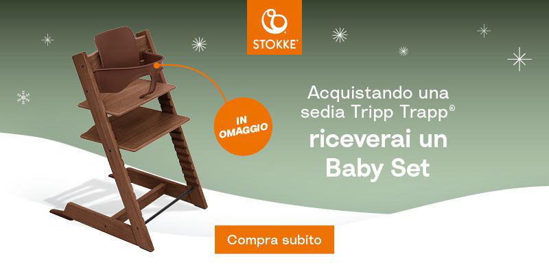 Offerta Stokke Tripp Trapp con BabySet in Omaggio